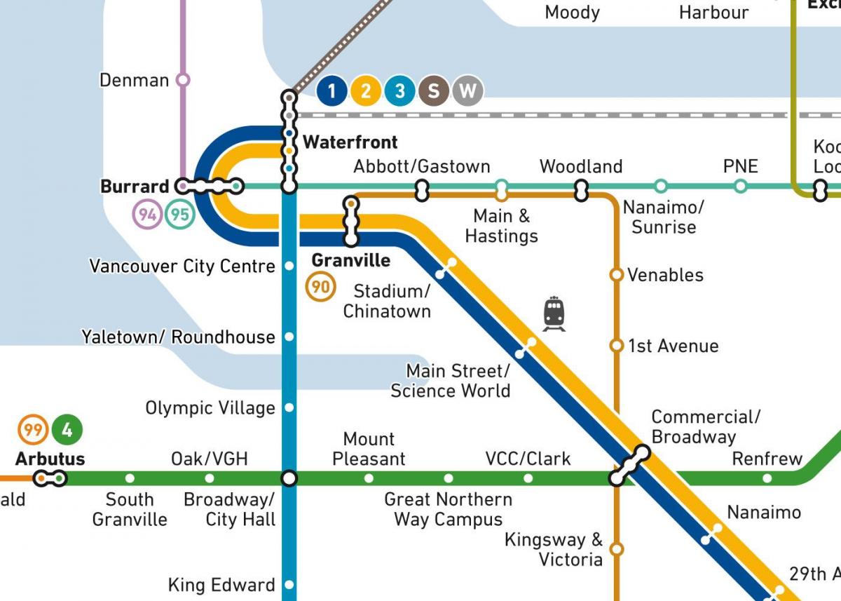 Карта на burrard станица