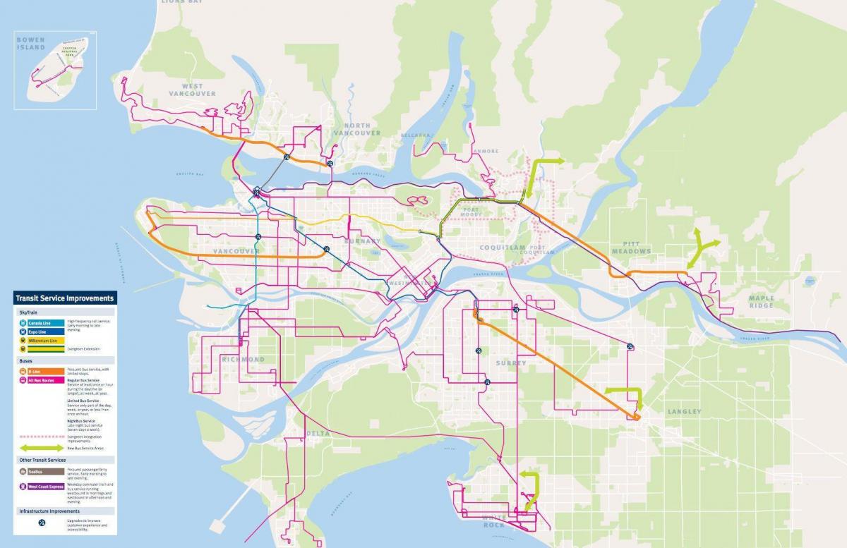 translink мапата ванкувер skytrain