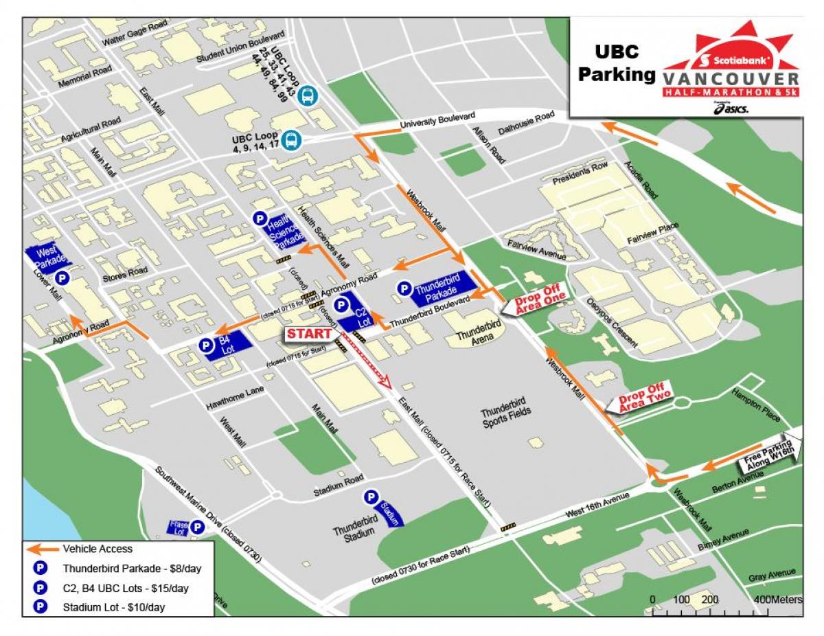 Карта на ubc паркинг
