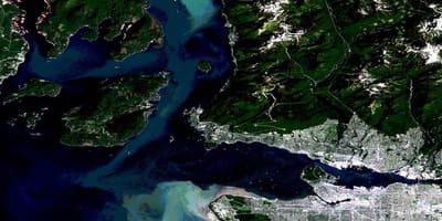 Карта на ванкувер satellite