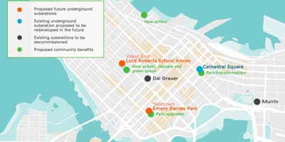 Карта на yaletown ванкувер п.н.е.