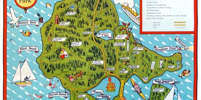 Карта на стенли парк тотем пол
