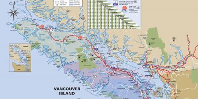 Ванкувер остров автопат мапа