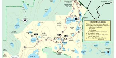 Карта на ванкувер остров провинциски паркови