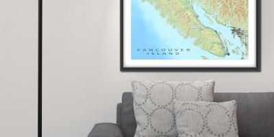 Карта на ванкувер остров ѕид