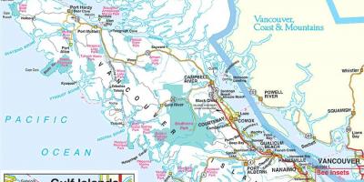Ванкувер паркови мапа